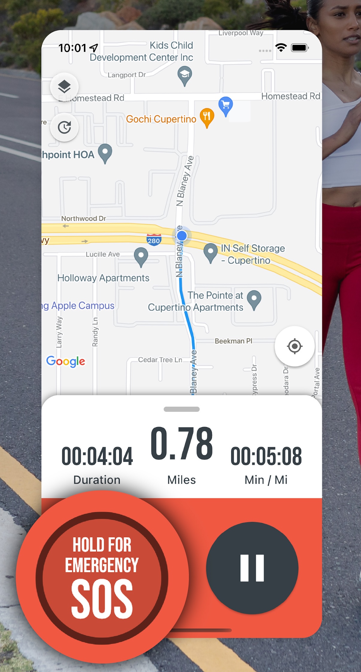 SOS alert sent confirmation